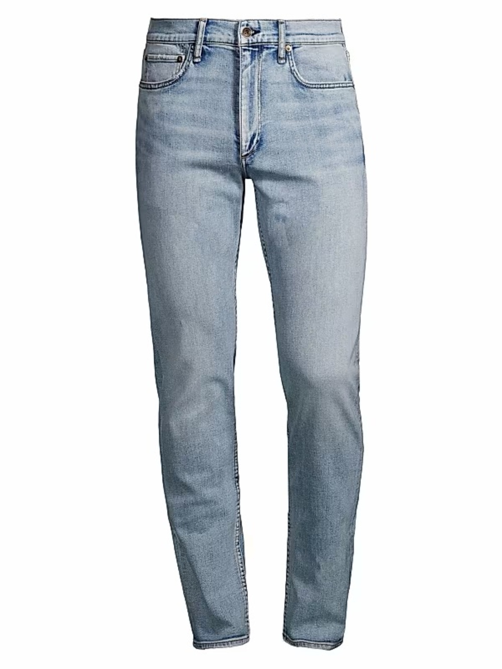 rag & bone Men’s Fit 2 Slim Straight Jeans in Light Blue Wash